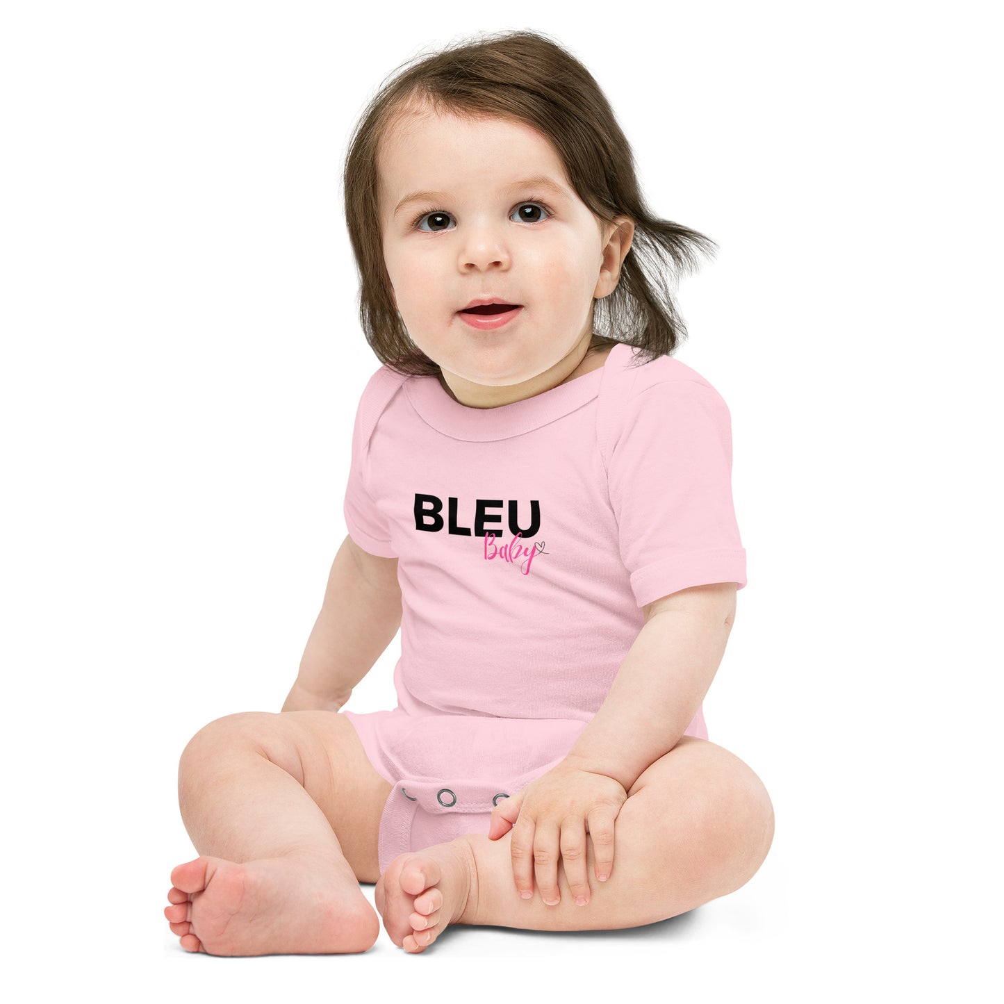Bleu Baby Short Sleeve One Piece
