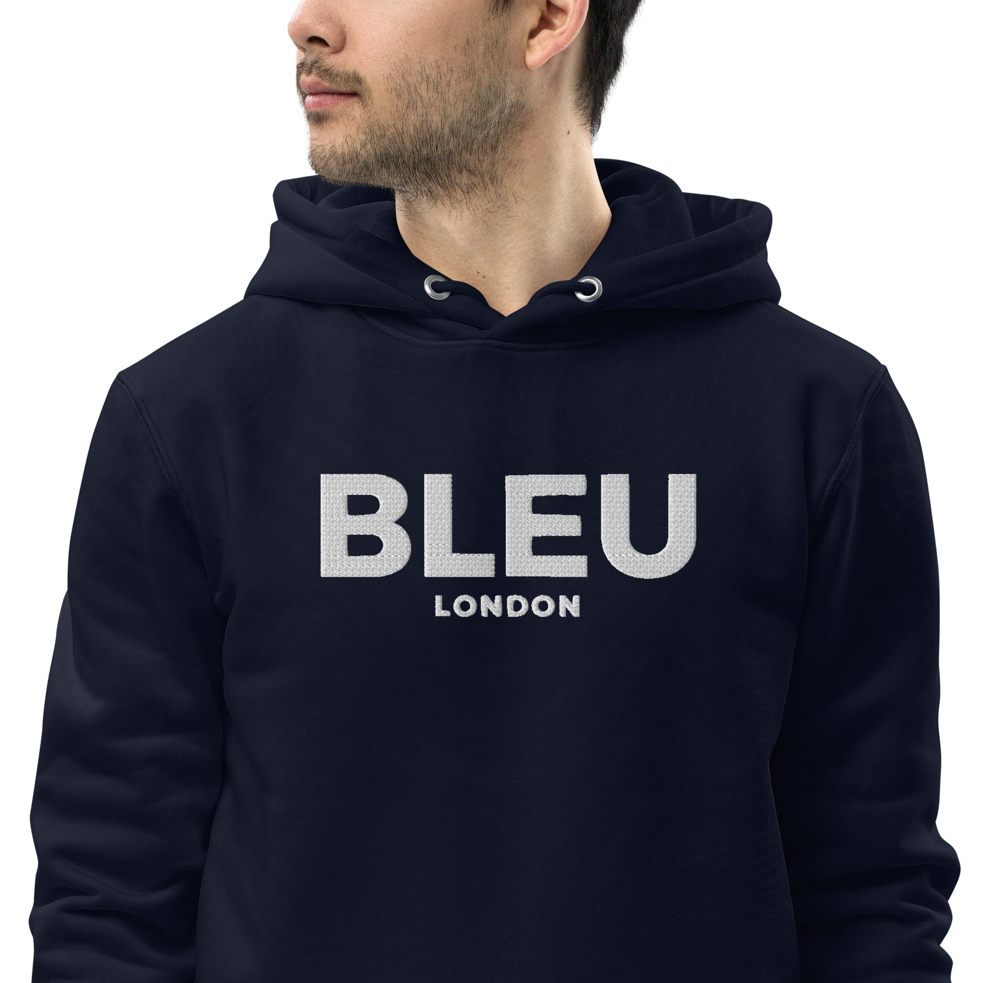 Hoodie bleu sales