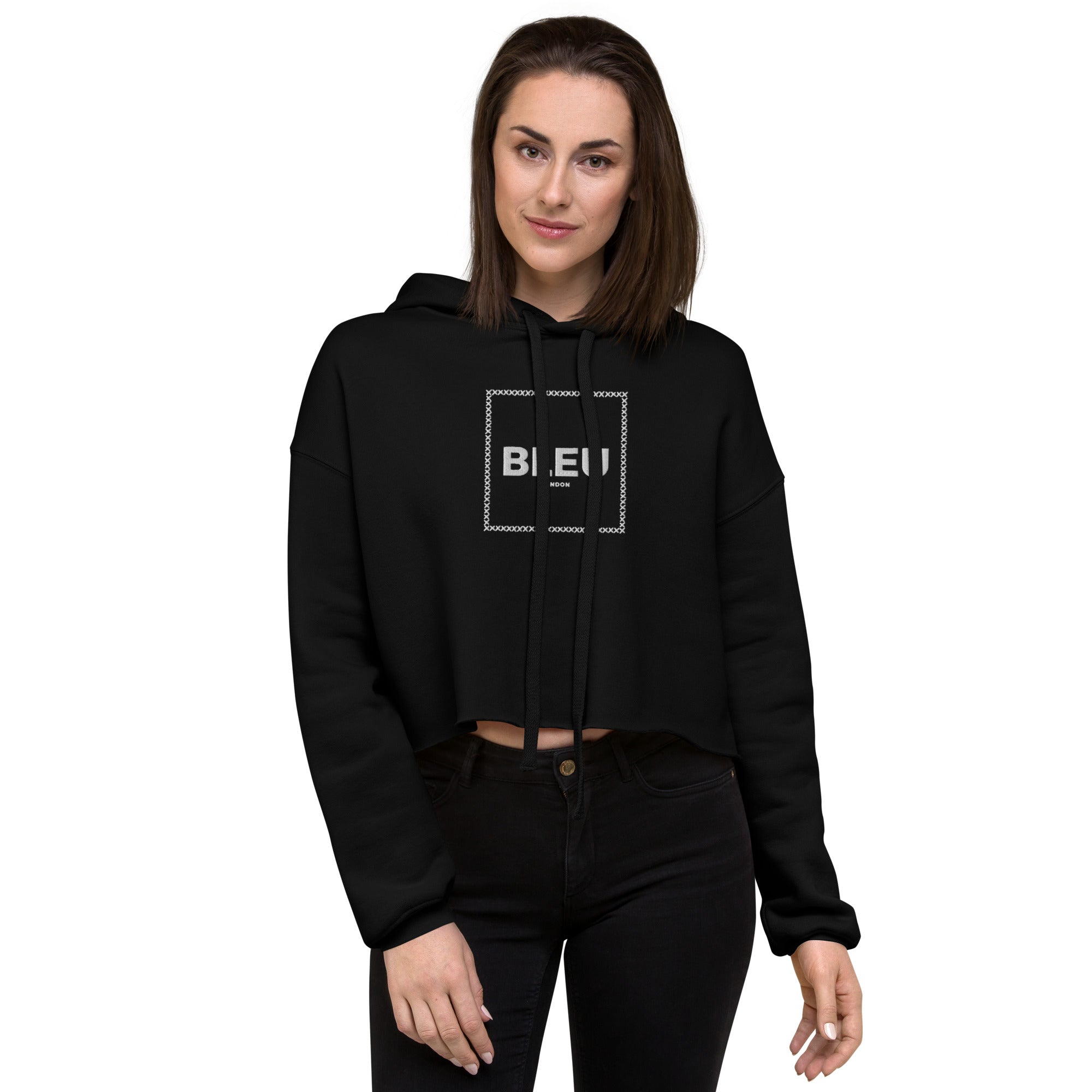 Open 2025 cropped hoodie