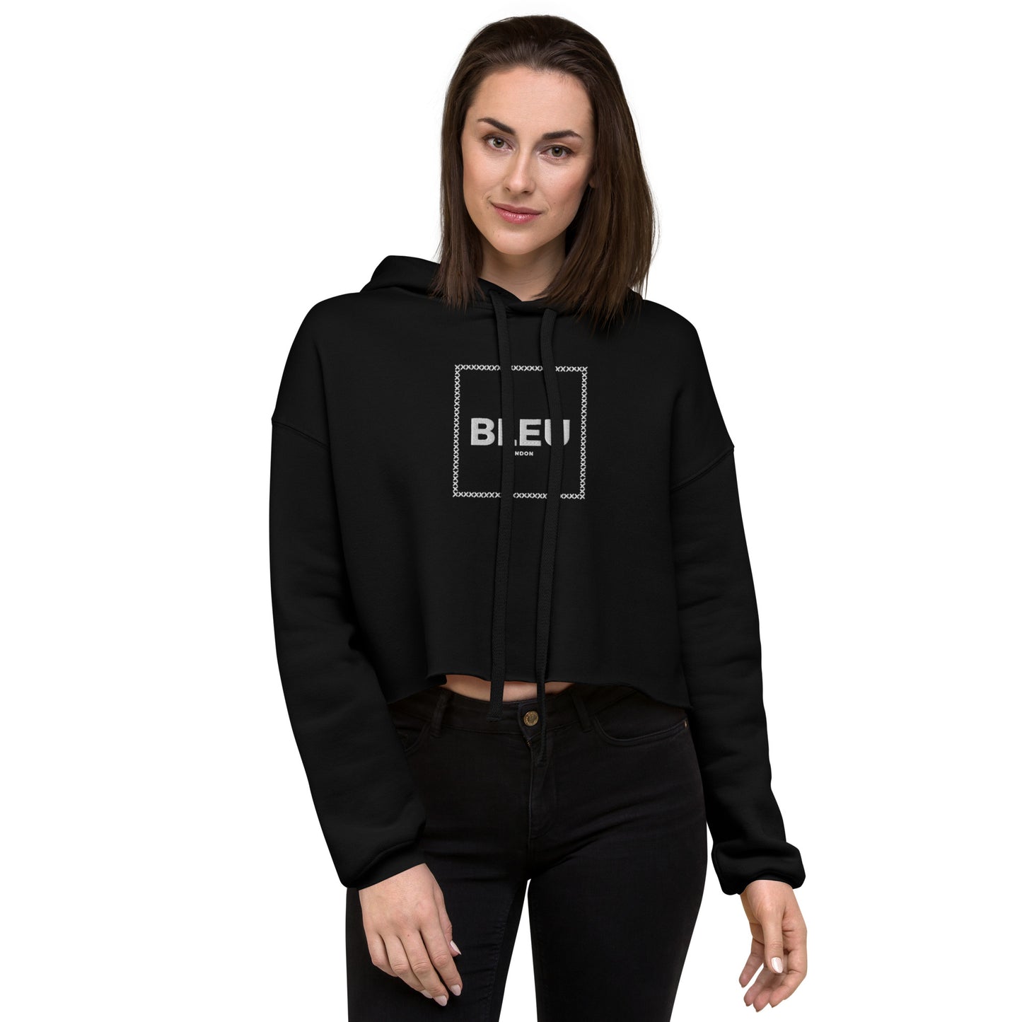 Framed Masterpiece Women's Crop Hoodie