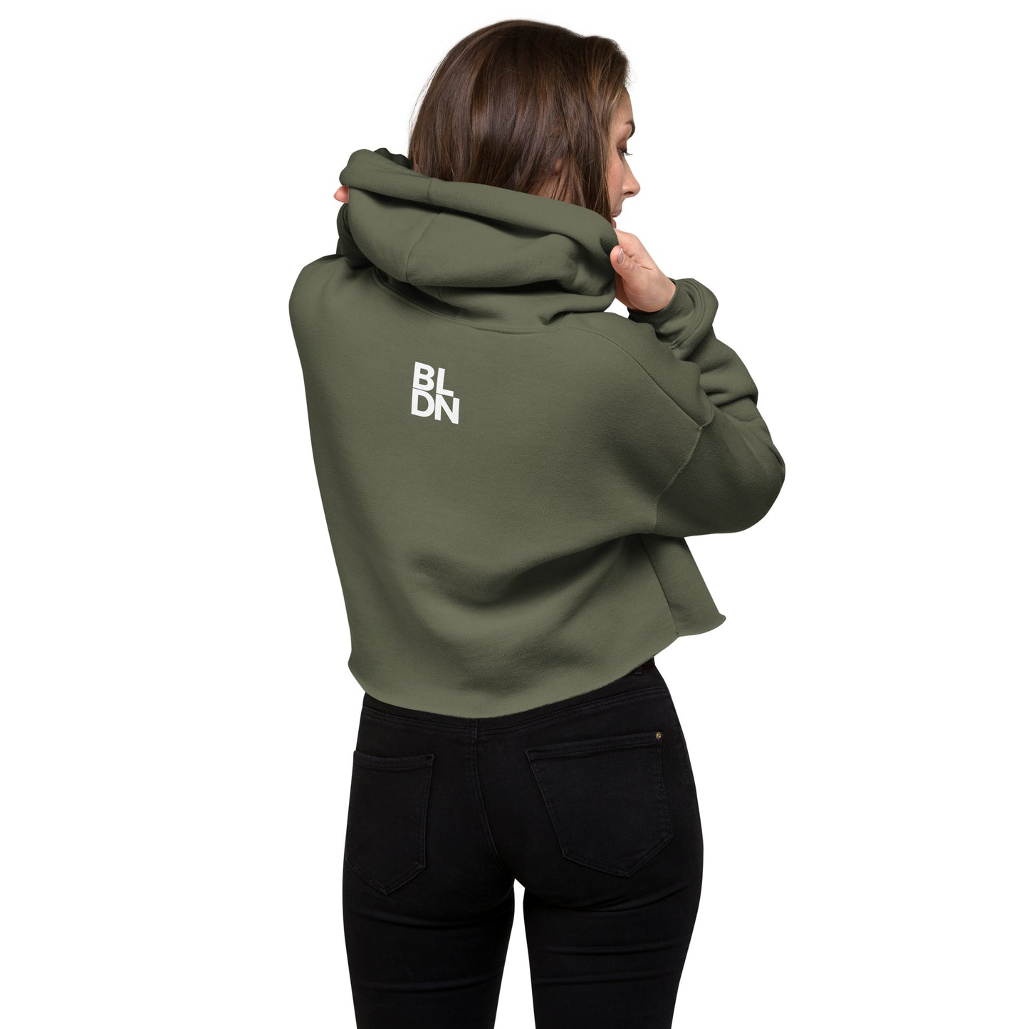 Framed Masterpiece Women's Crop Hoodie